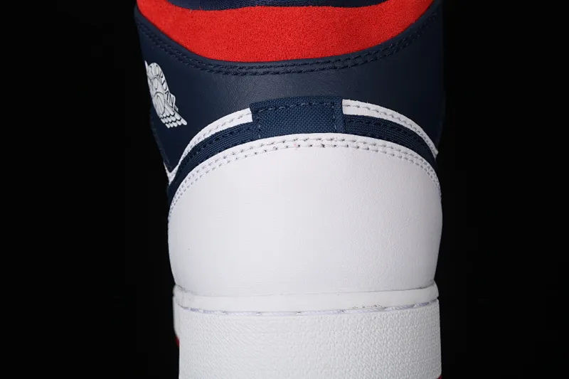 All categories Air Jordan Jordan series basketball shoes Air Jordan 1 Mid G version pure original Air Jordan 1 Mid GS AJ1 Joe 1 Captain America China basketball shoes BQ6931-104